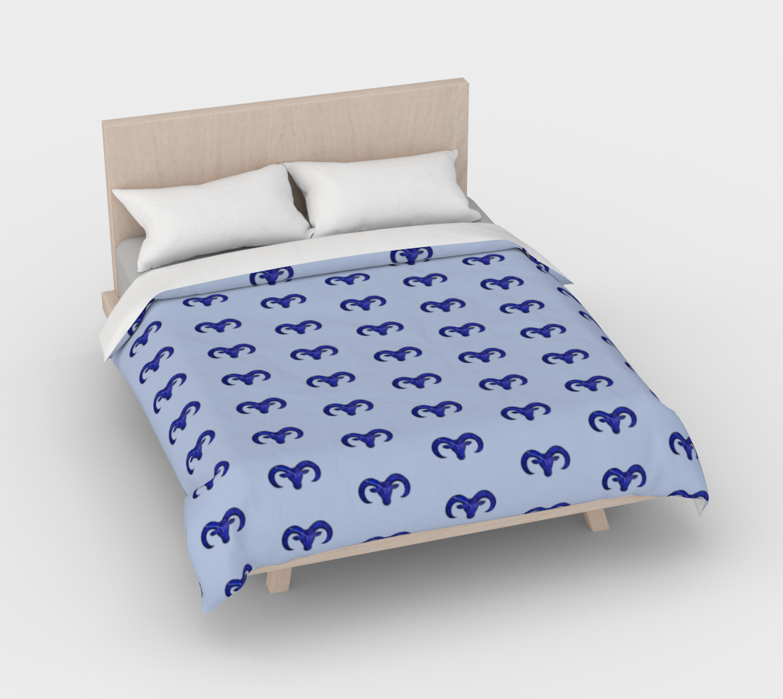 Astrological sign Aries constellation pattern Duvet Cover preview #3