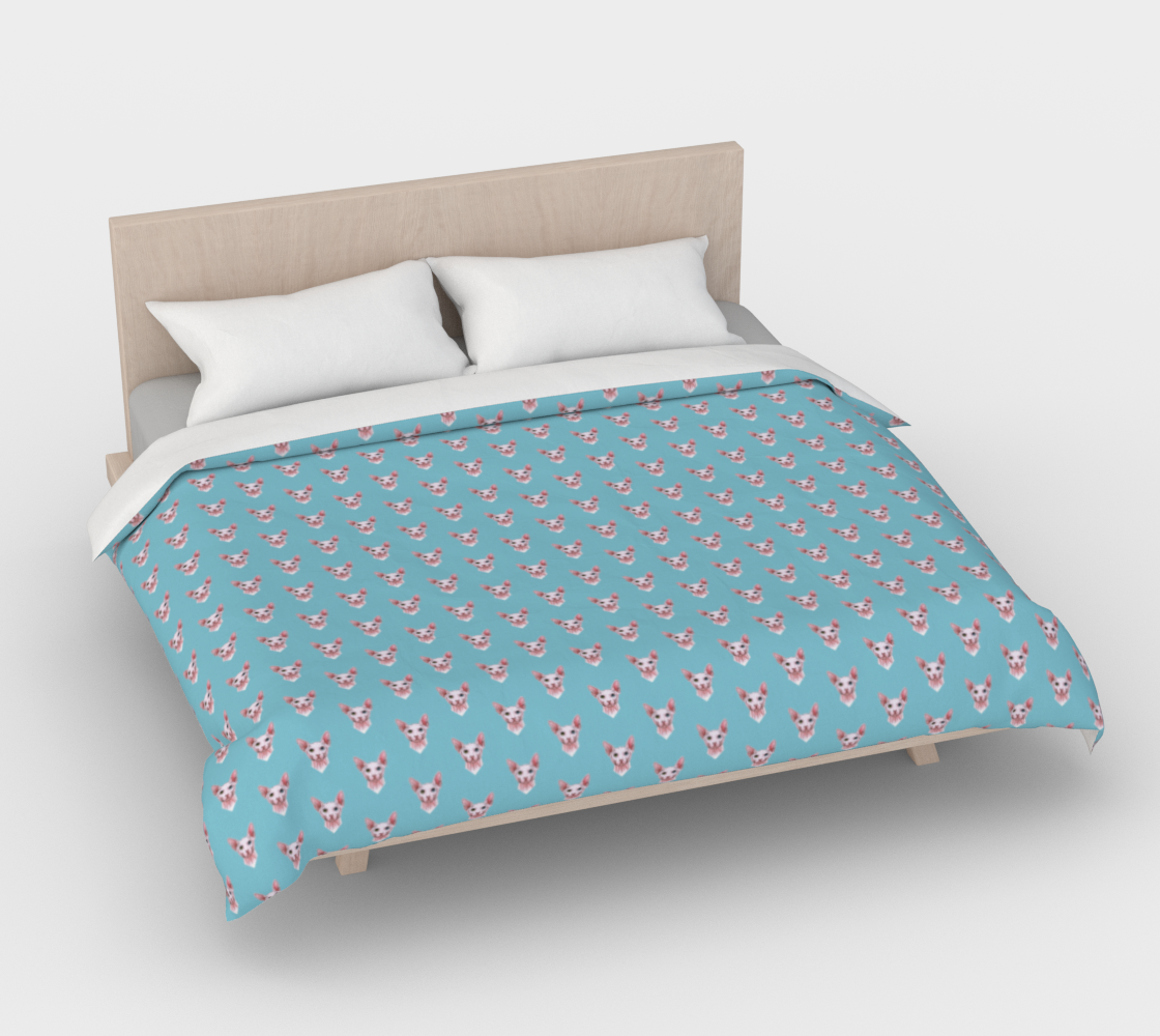 Sphynx cats pattern Duvet Cover 3D preview