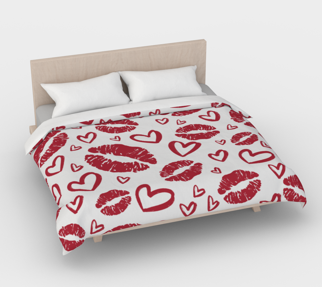 Aperçu de Kisses and hearts pattern #4
