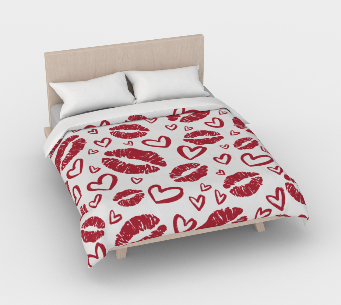Aperçu de Kisses and hearts pattern #3