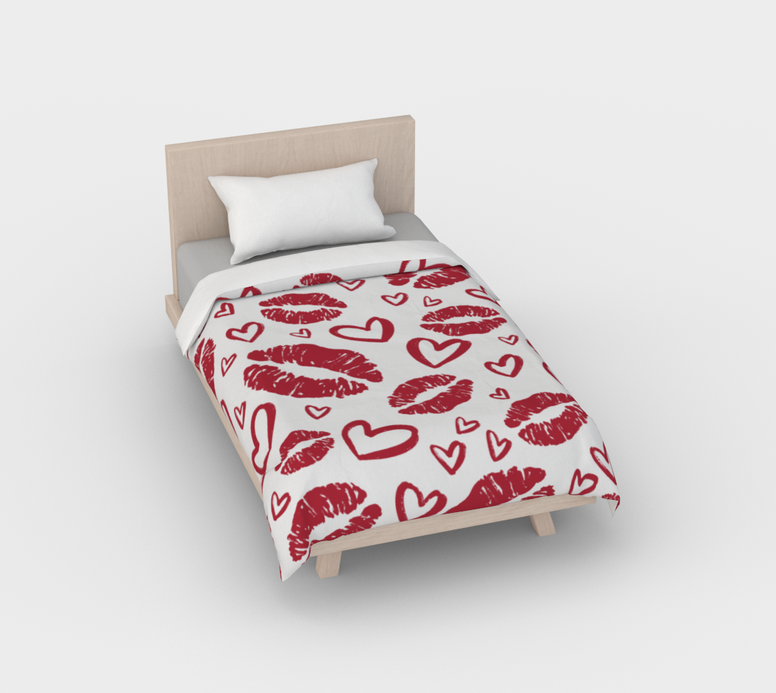Aperçu de Kisses and hearts pattern #1