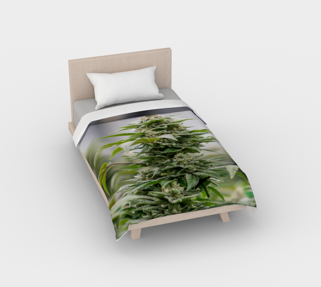 Aperçu de Standard Marijuana Duvet Cover