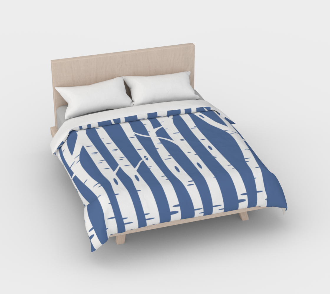 Koivu Duvet Cover Blue preview #2