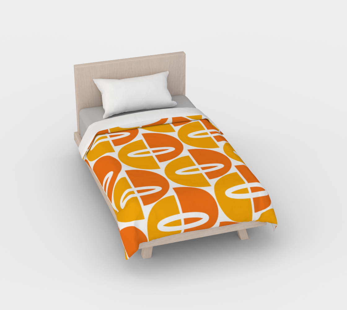 Mid Century Modern Orange Gold preview