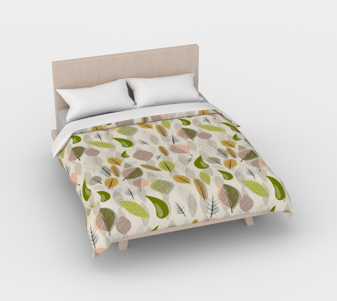 Mid Century Modern Falling Leaves preview #2
