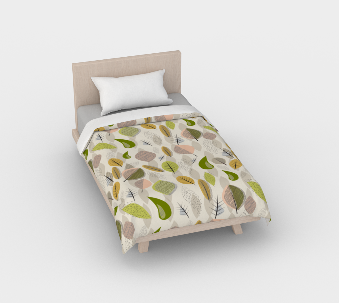 Mid Century Modern Falling Leaves preview #1