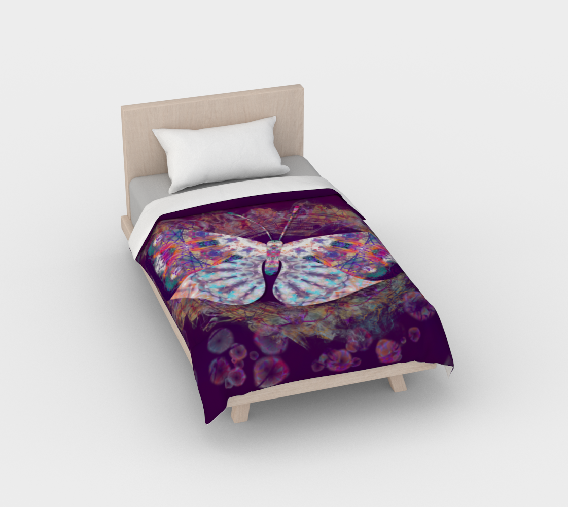 Seek Magic Cultivate Glow Butterfly Duvet Cover preview