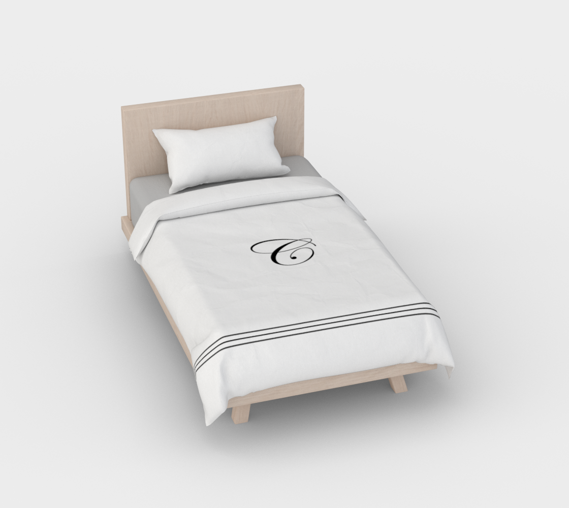Duvet cover with Monogram C preview
