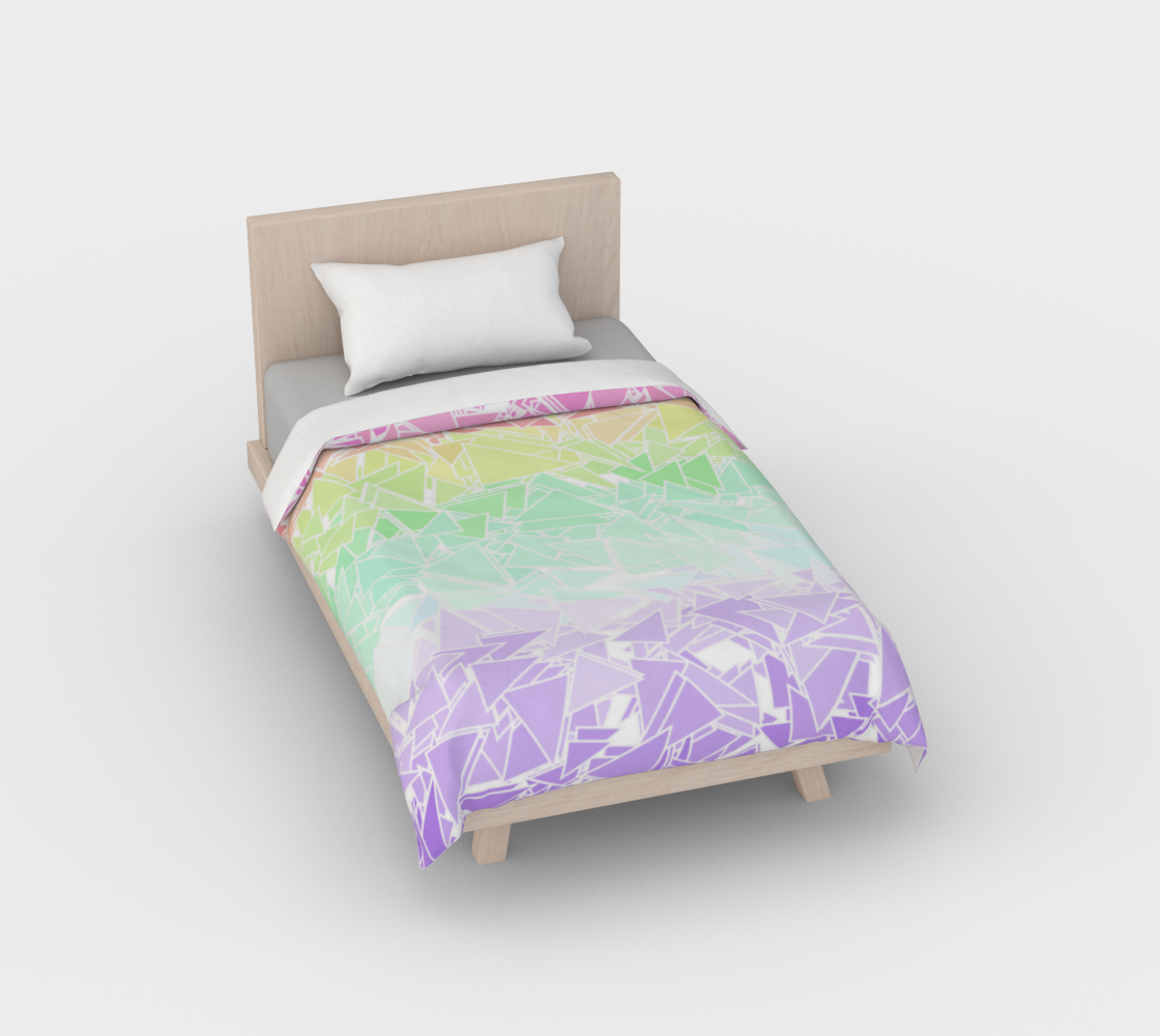 Groovy Boho Triangle Rainbow, 50% of profits donated to the Trevor Project! preview #1