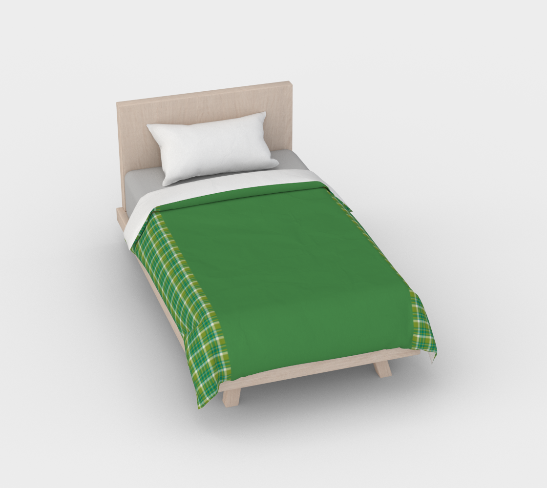 Green & Green Plaid Duvet Covers preview