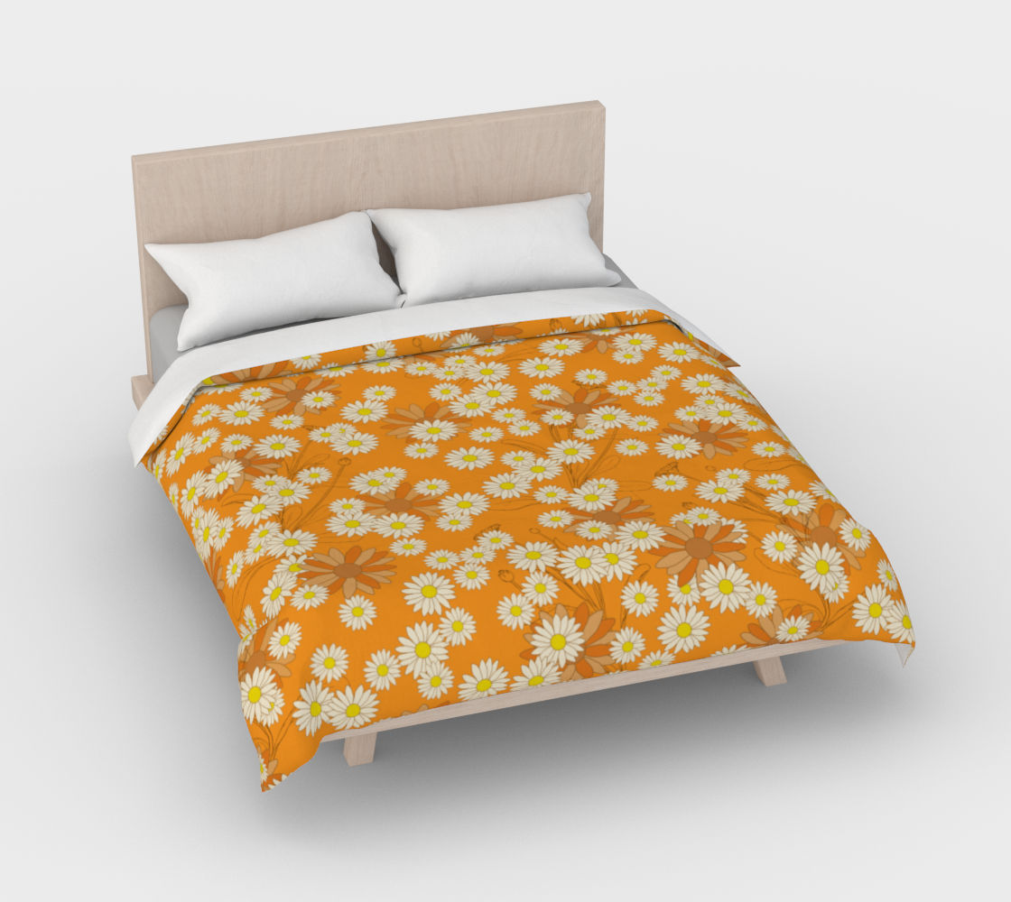 Aperçu 3D de retro daisy pattern 2