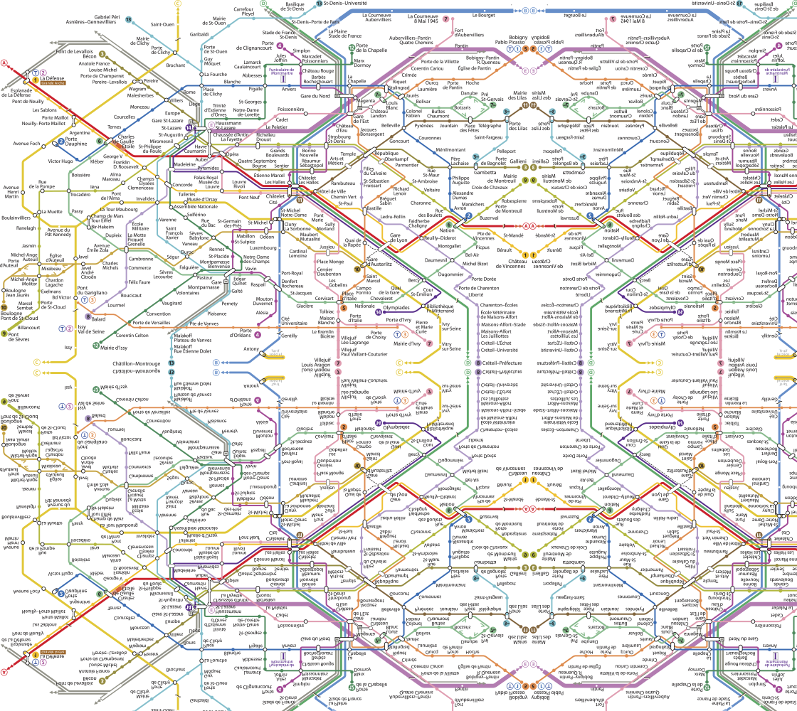 Paris Subway Map preview