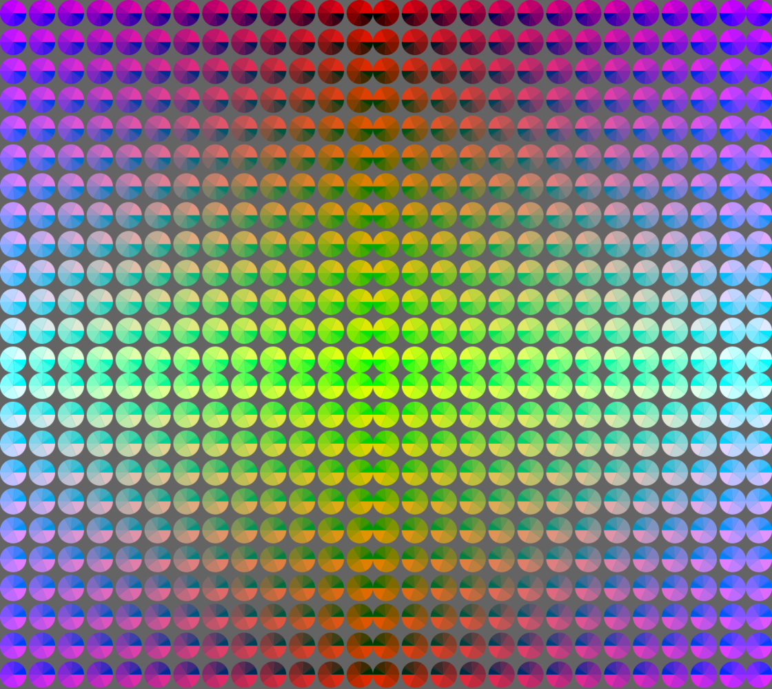 Neon Disco Multicolor Pie Chart Pattern preview