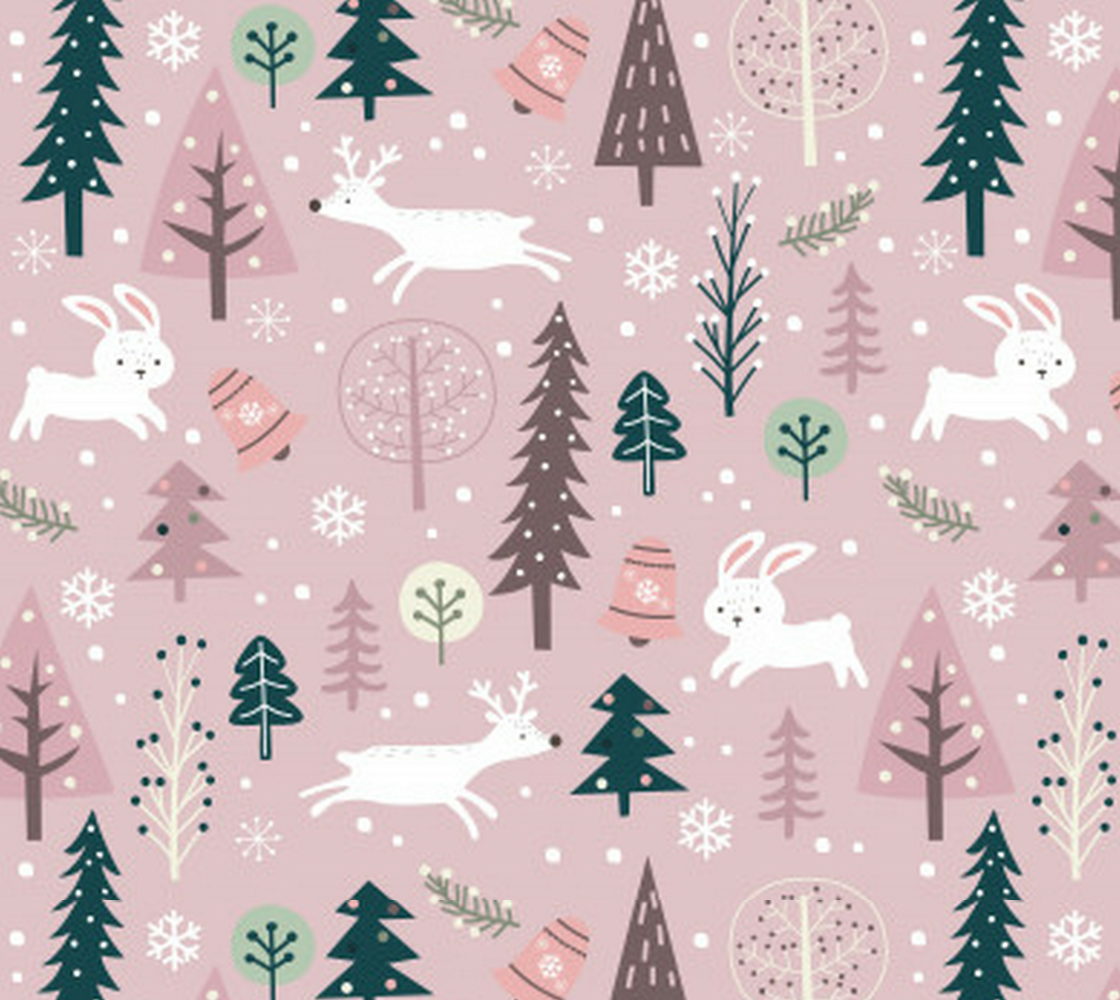 Aperçu de Winter Forest in Pink