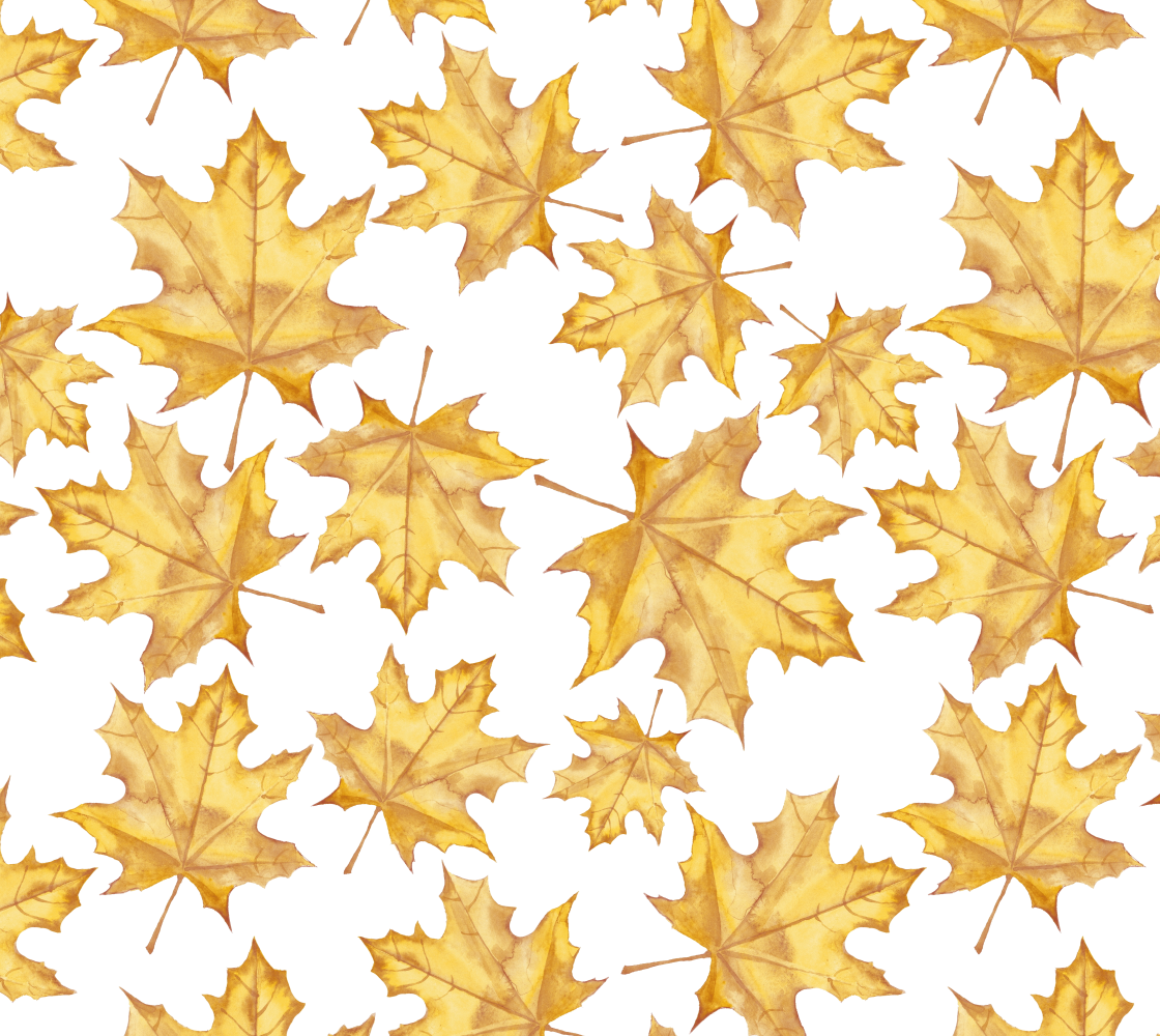 Yellow maple leaves preview