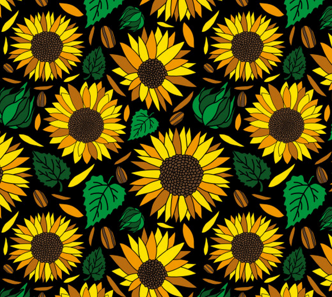 Retro Sunflowers preview