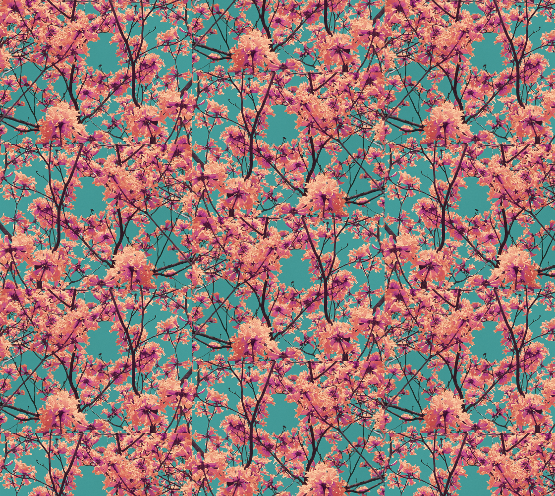 Colorful Floral Leaves Pattern preview