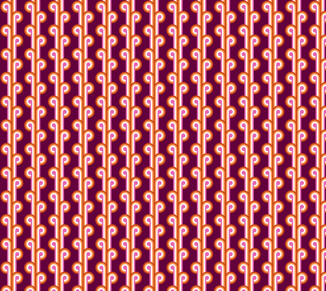Groovy Modern Abstract Lesbian Pride Flag preview