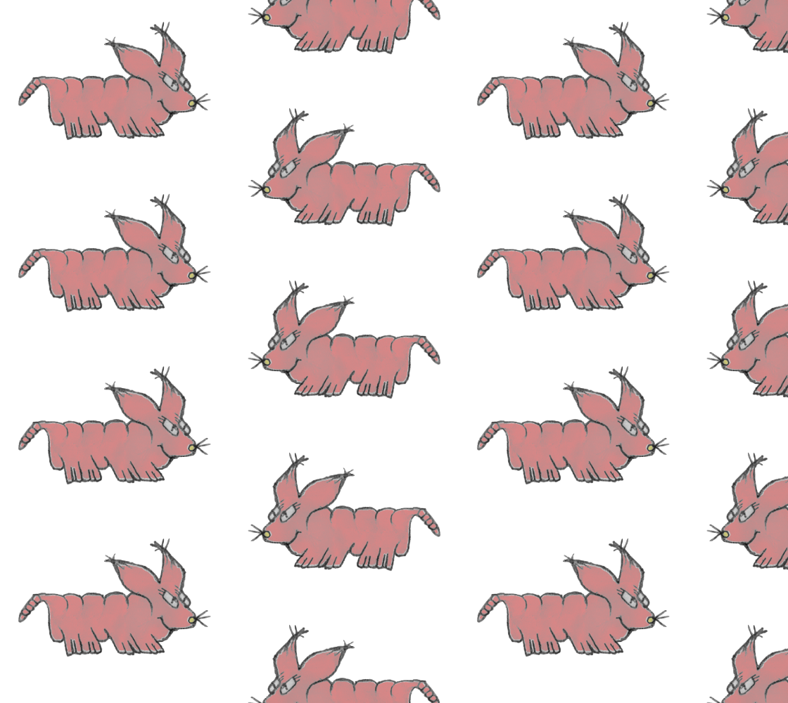 Mouse drawing motif pattern Miniature #1