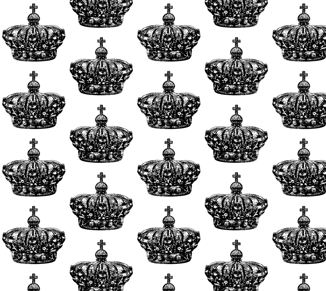 Royalty crown graphic pattern preview