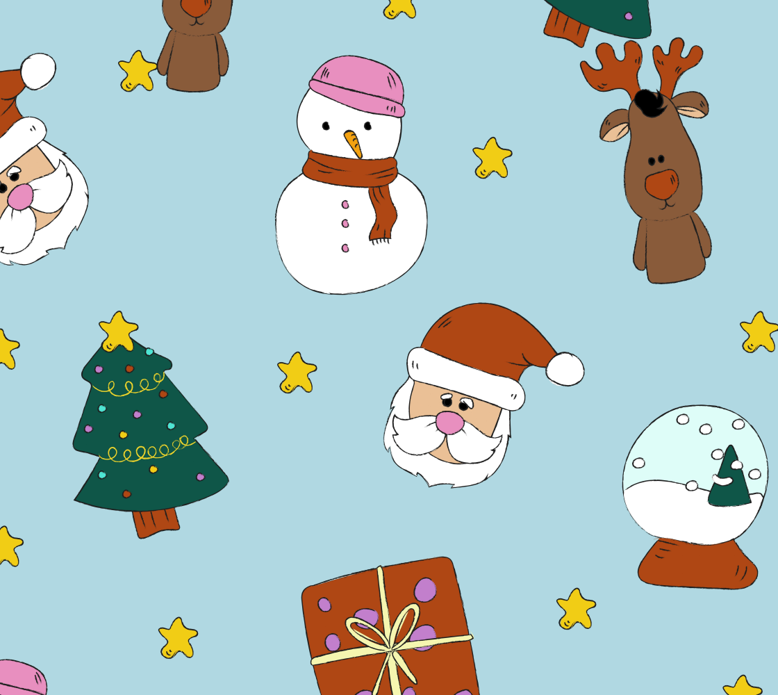 Cute Christmas Fabric preview