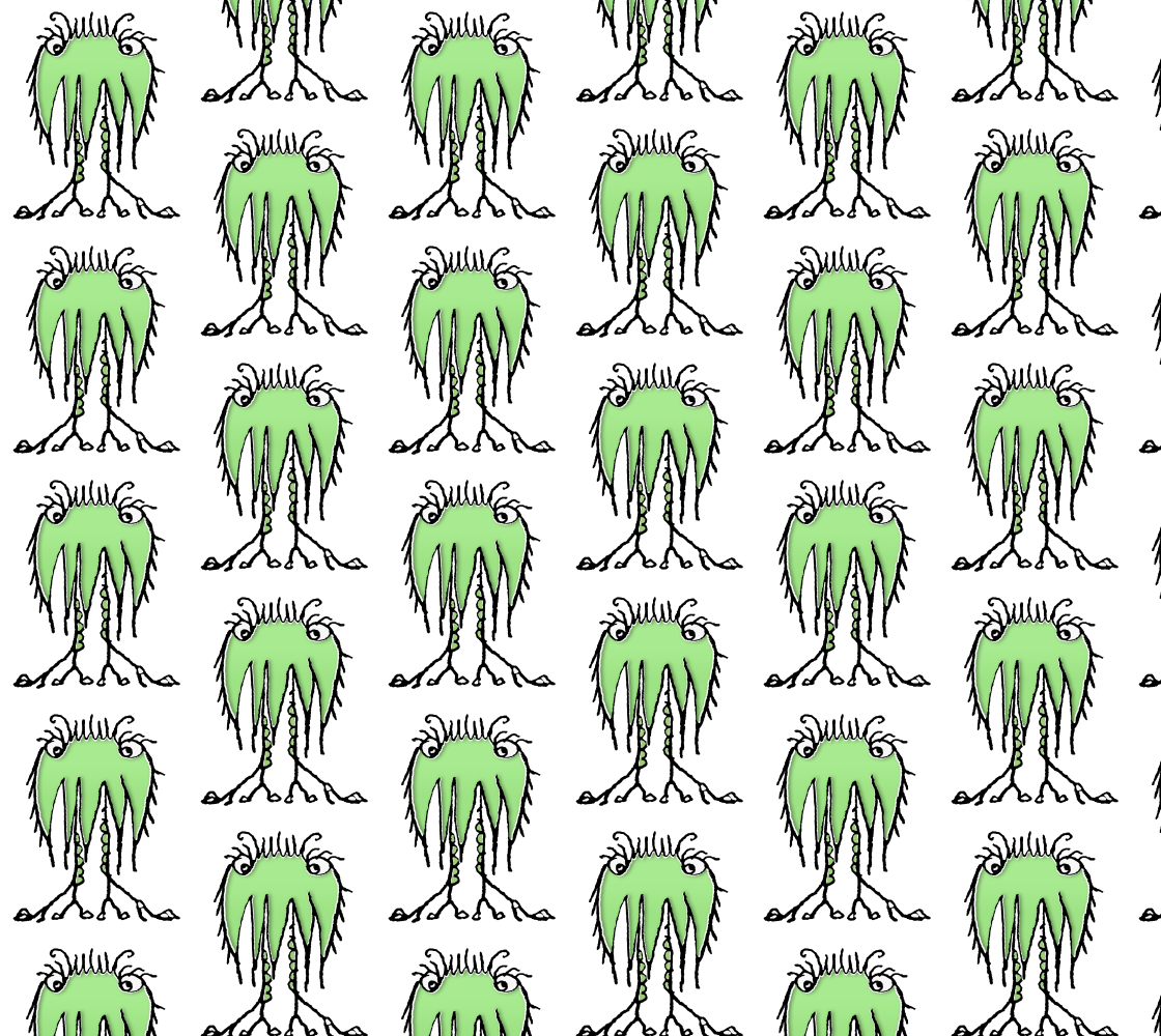 Aperçu de Alien octopus drawing pattern