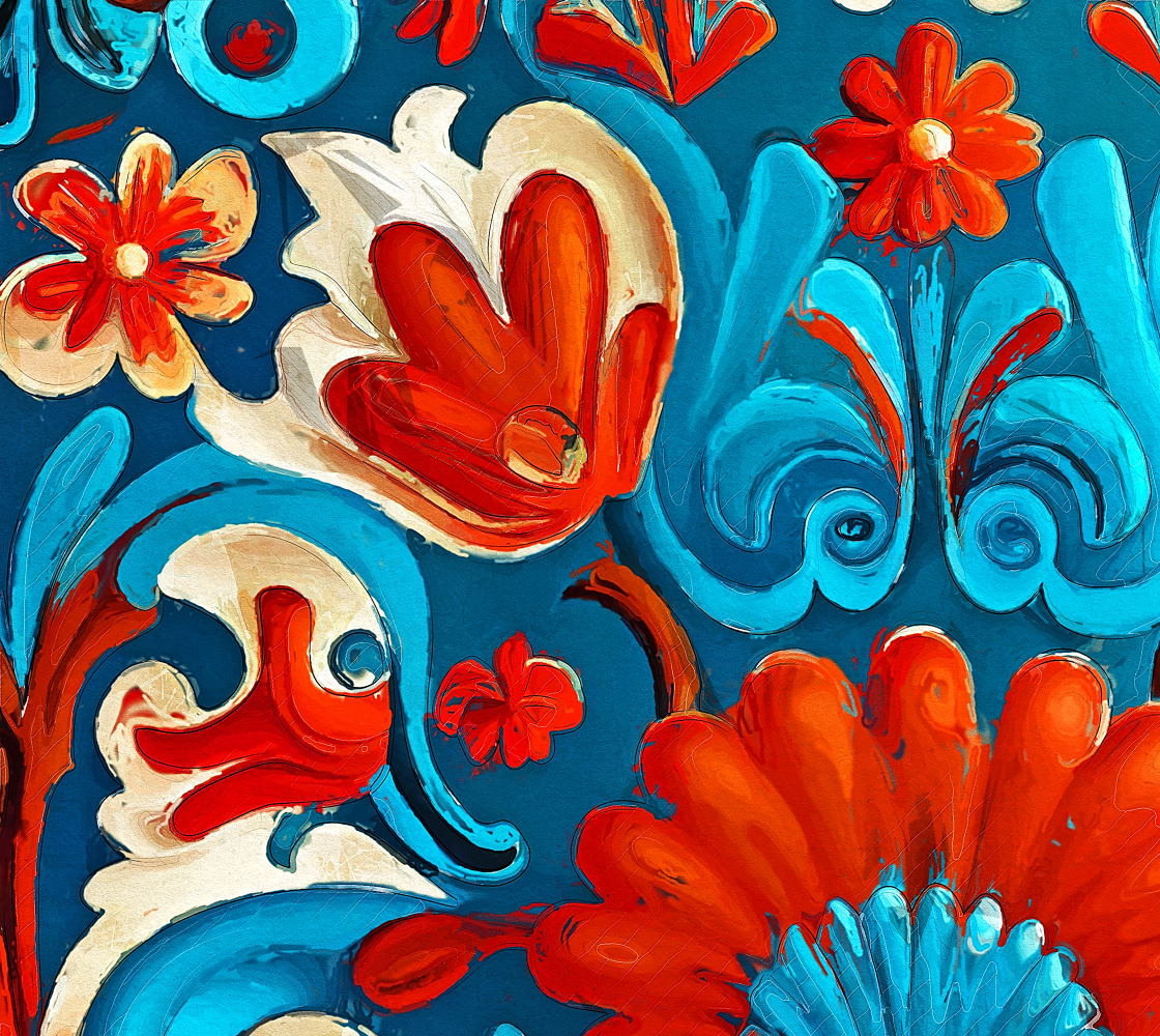 fabric folklore motif preview