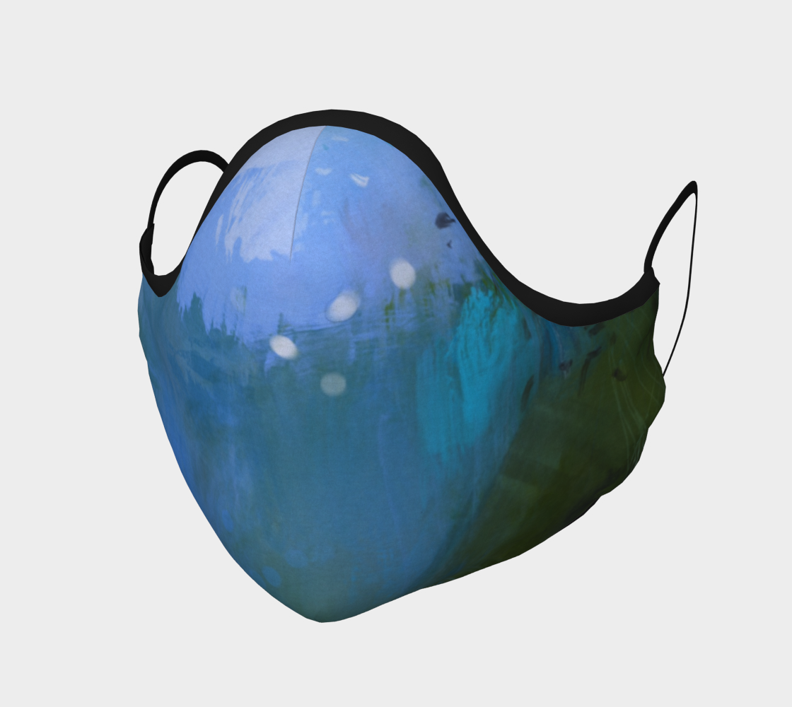 Masque Abstraction bleue preview #1