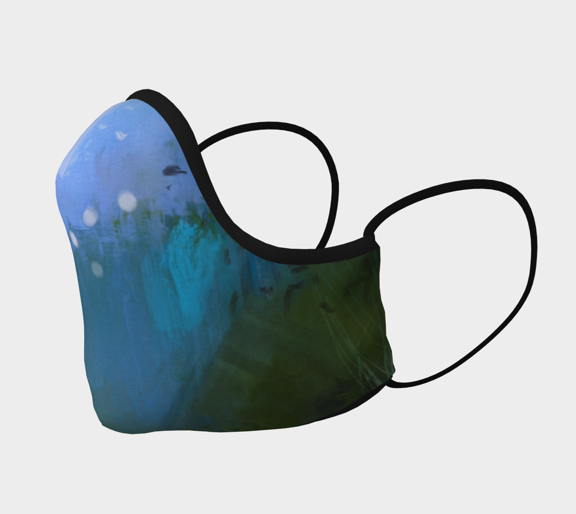 Masque Abstraction bleue preview #2