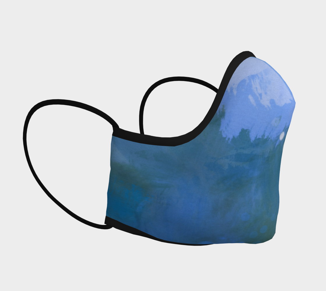 Masque Abstraction bleue preview #3