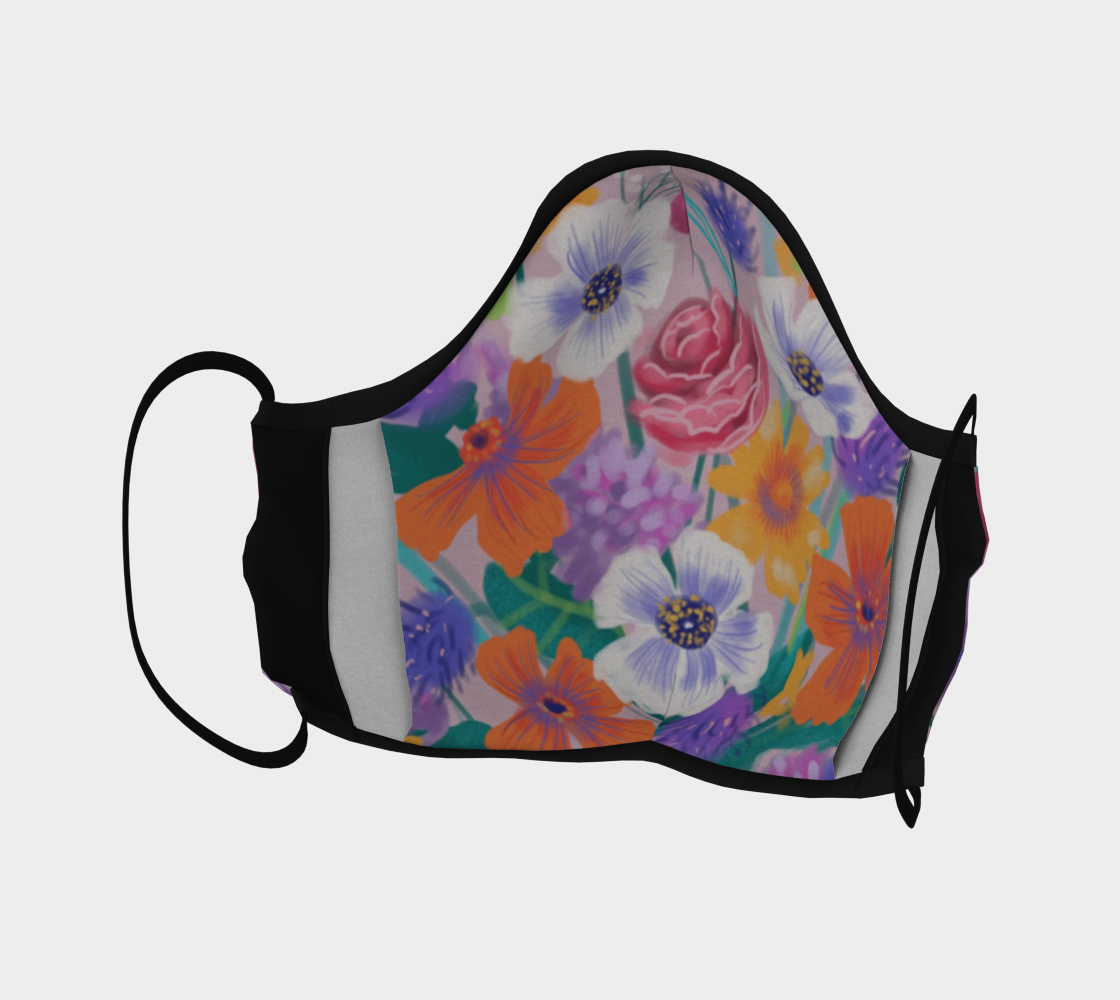 Aperçu de Masque Floraison pastelle #4
