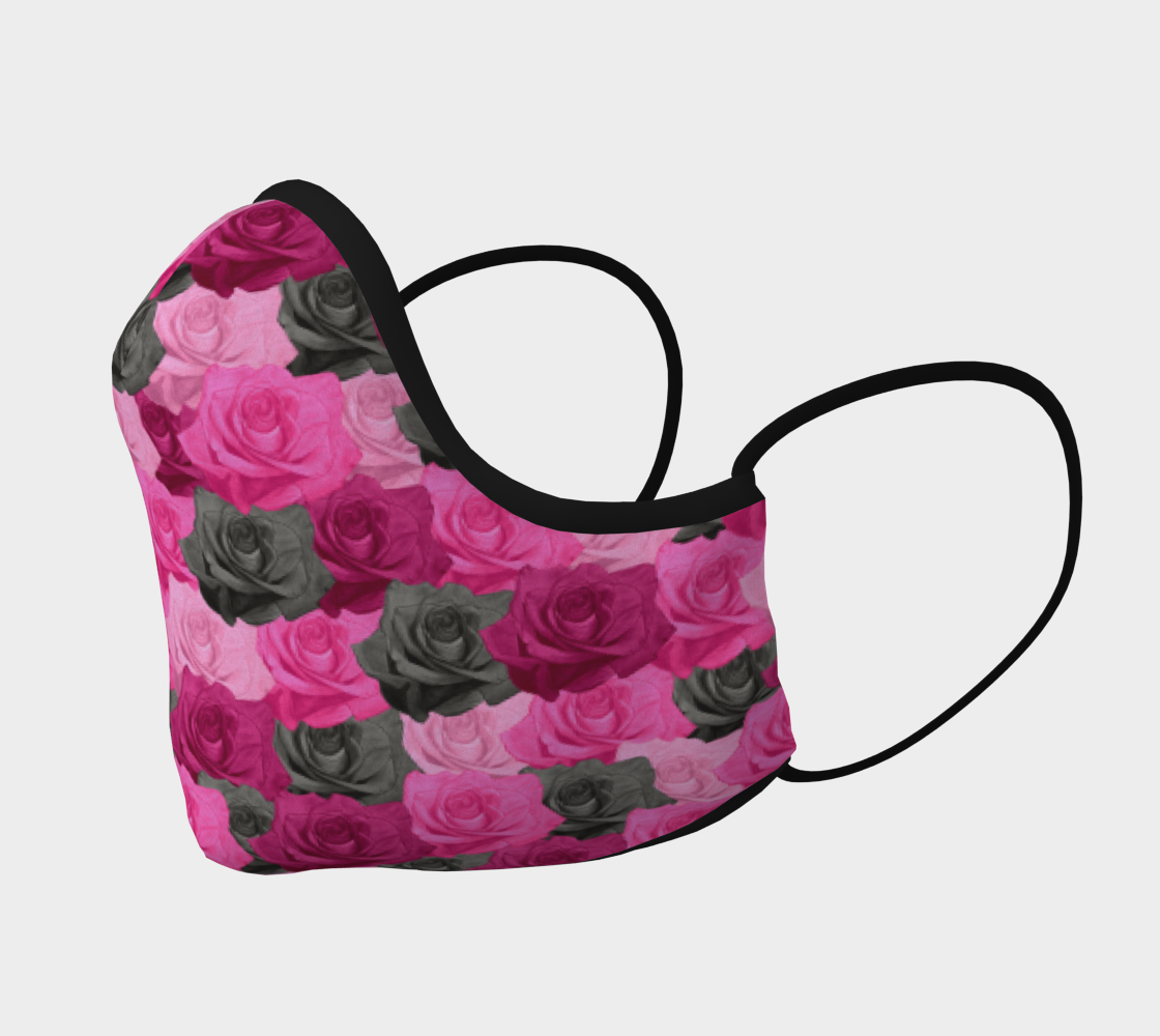 Aperçu de Pink Roses Face Covering #2