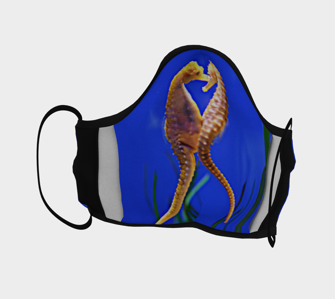 Seahorse Pair Face Mask preview #4