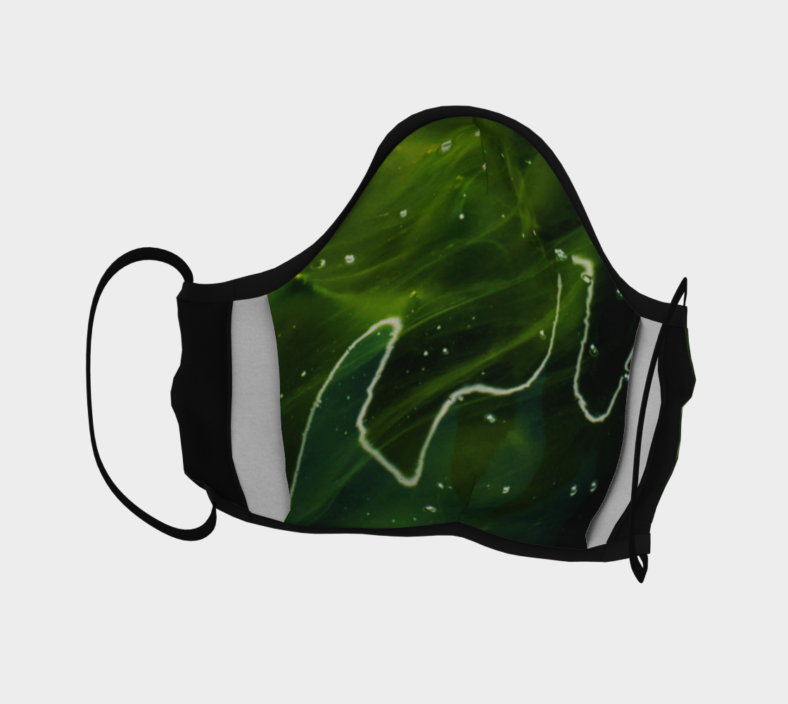 Green Algae and Water Face Covering preview #4