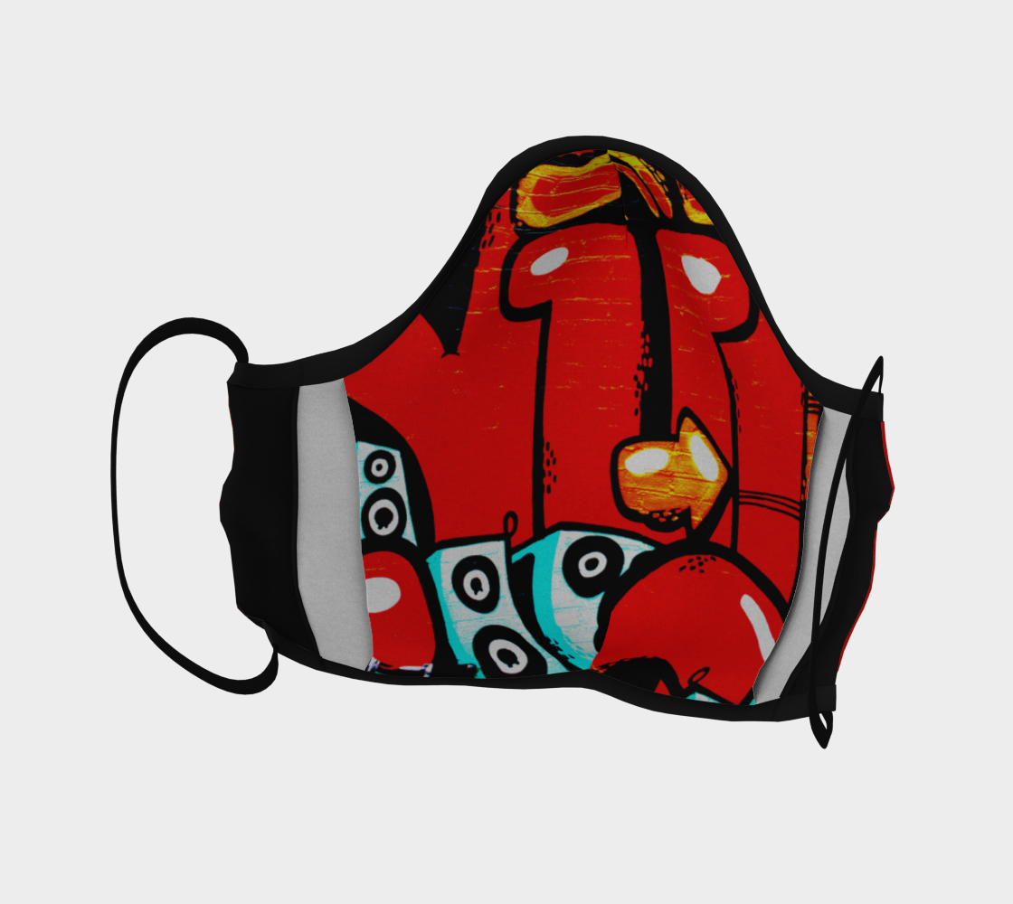 Graffiti 19 Face Covering preview #4