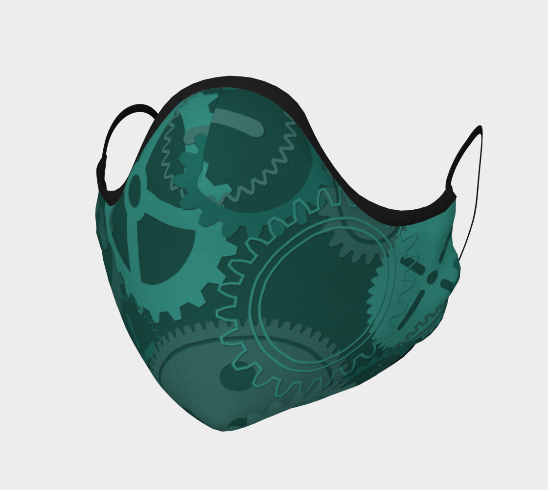 Green Steampunk Face Mask preview