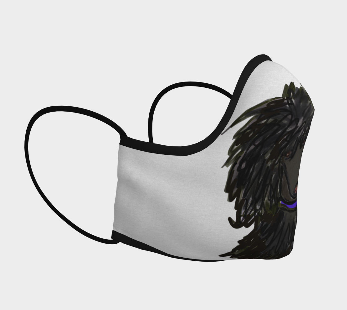 Aperçu de FACE MASK - Black Jack Poodle by broussalian #3