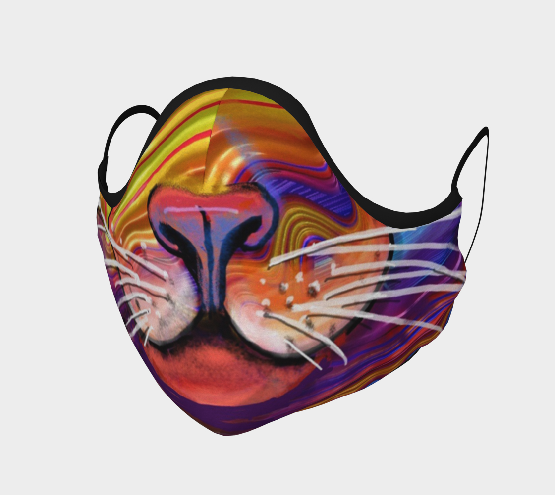 Fractal Cat Face Mask preview #1