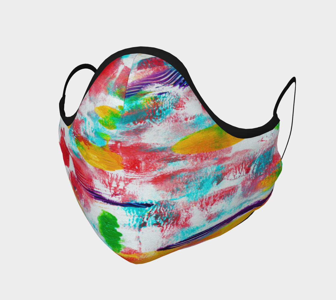 COLOURFUL ABSTRACT FACE COVERING preview #1
