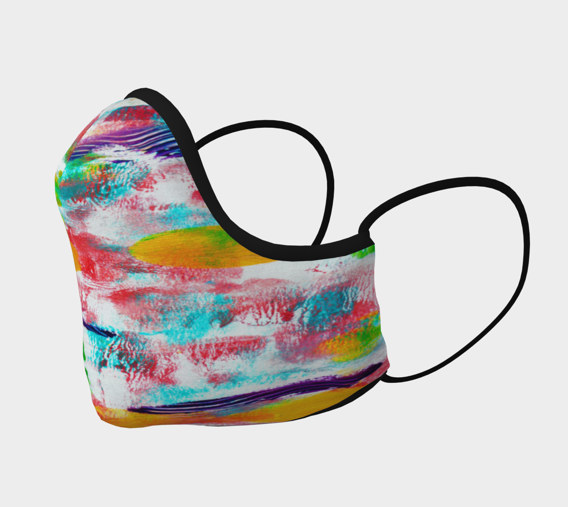 COLOURFUL ABSTRACT FACE COVERING preview #2