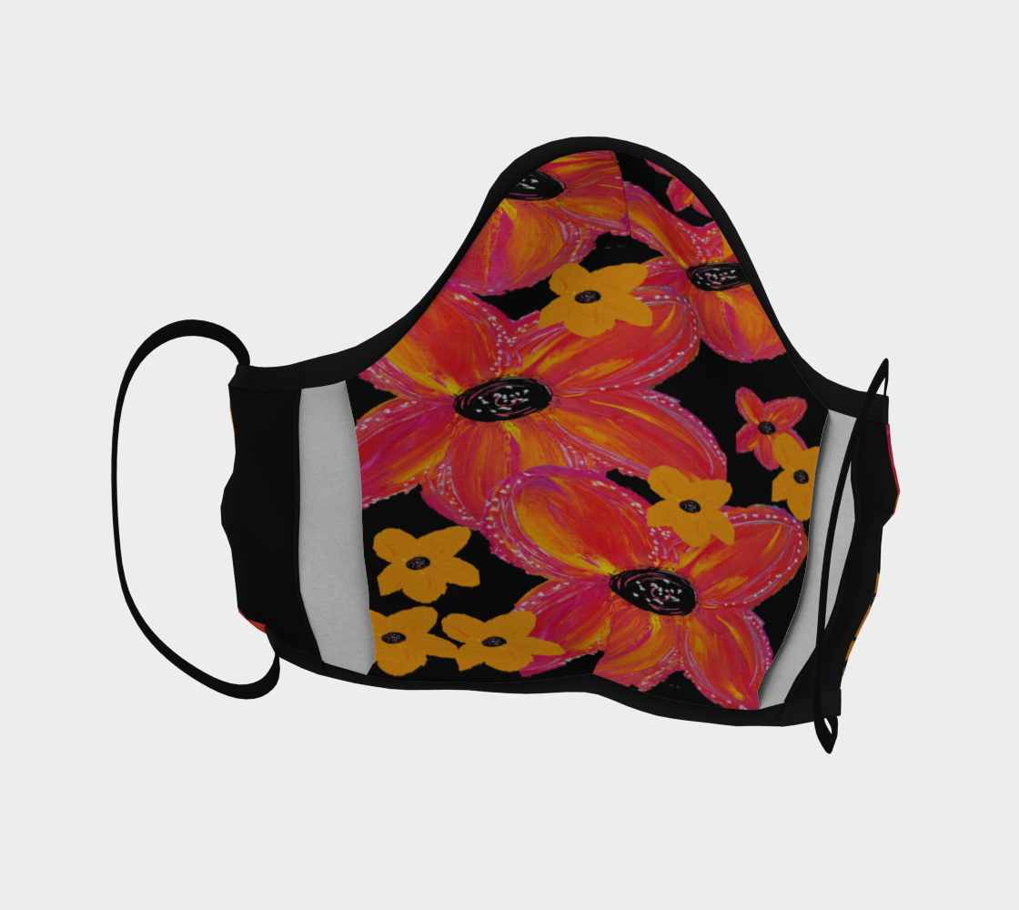 FLORAL MEDLEY FACE COVERING preview #4