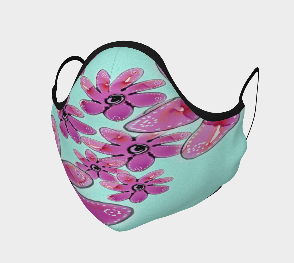 COTTON CANDY FLORAL FACE COVERING preview #1