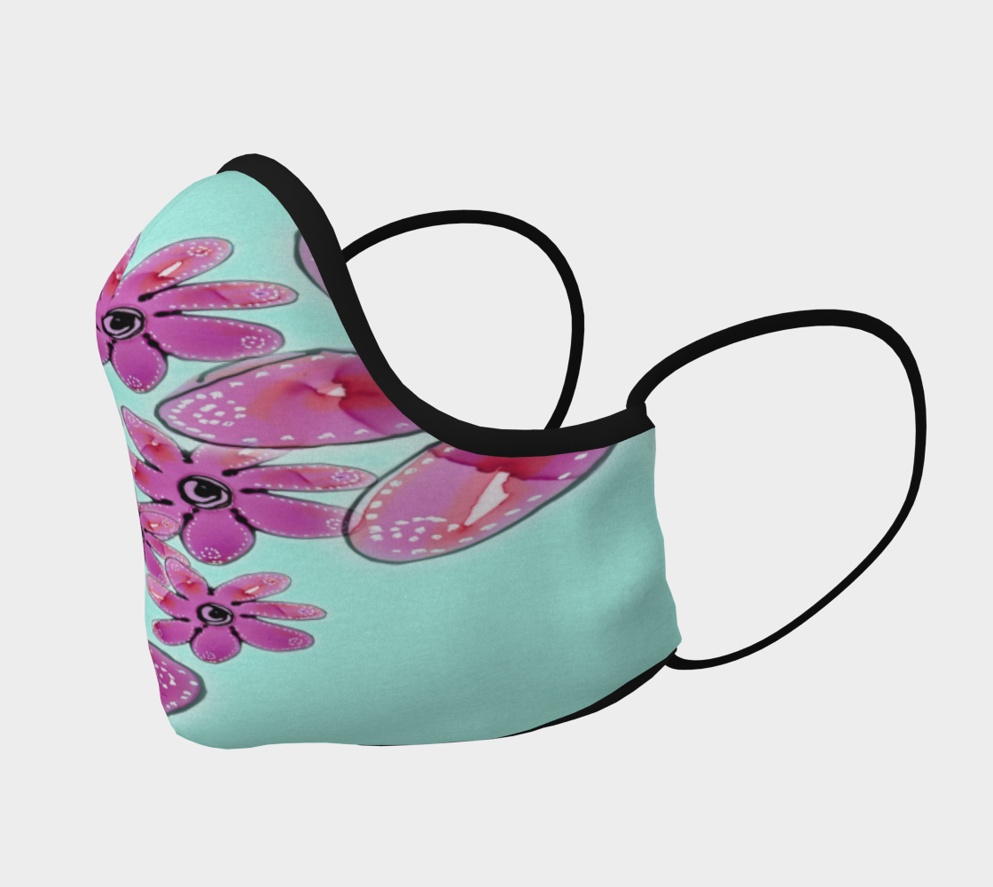 COTTON CANDY FLORAL FACE COVERING preview #2