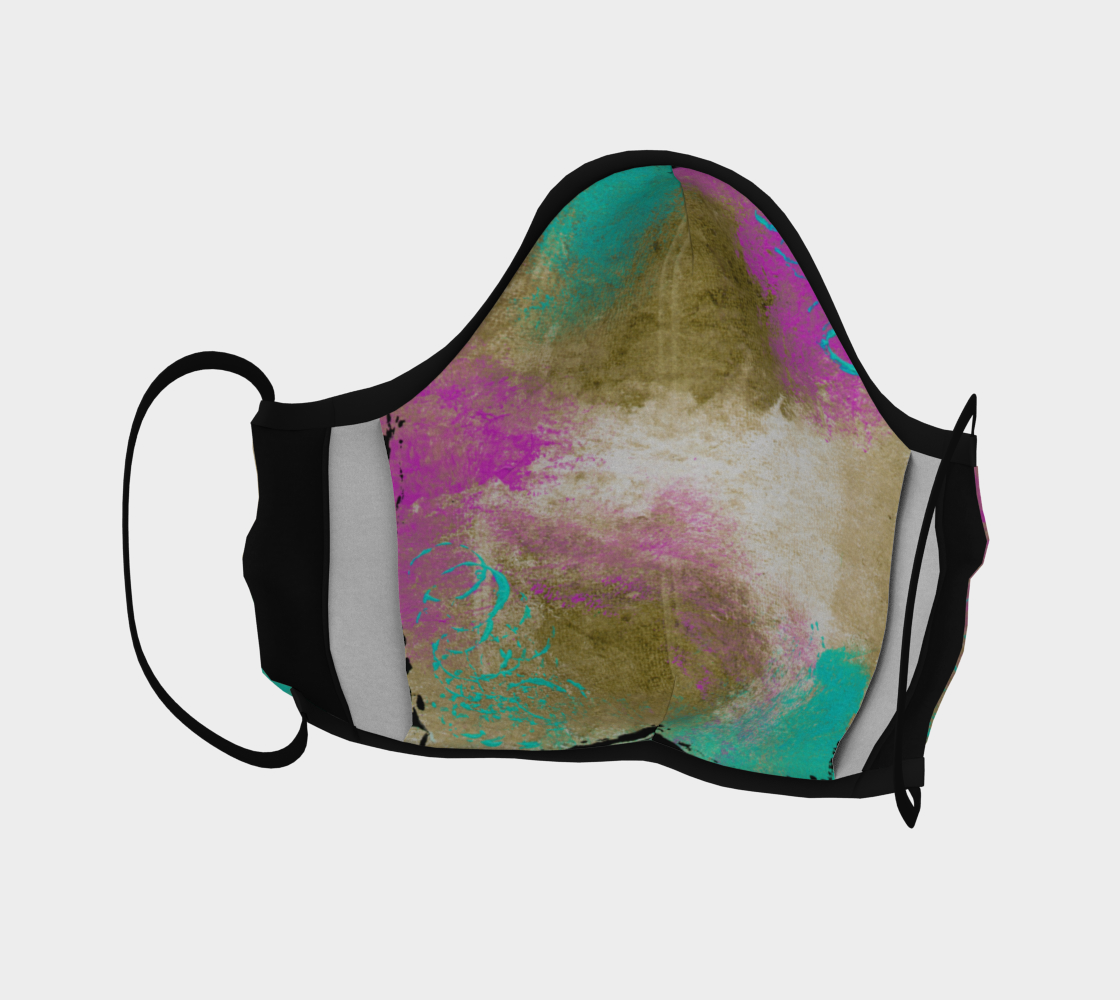 PASTEL ABSTRACT FACE COVERING preview #4