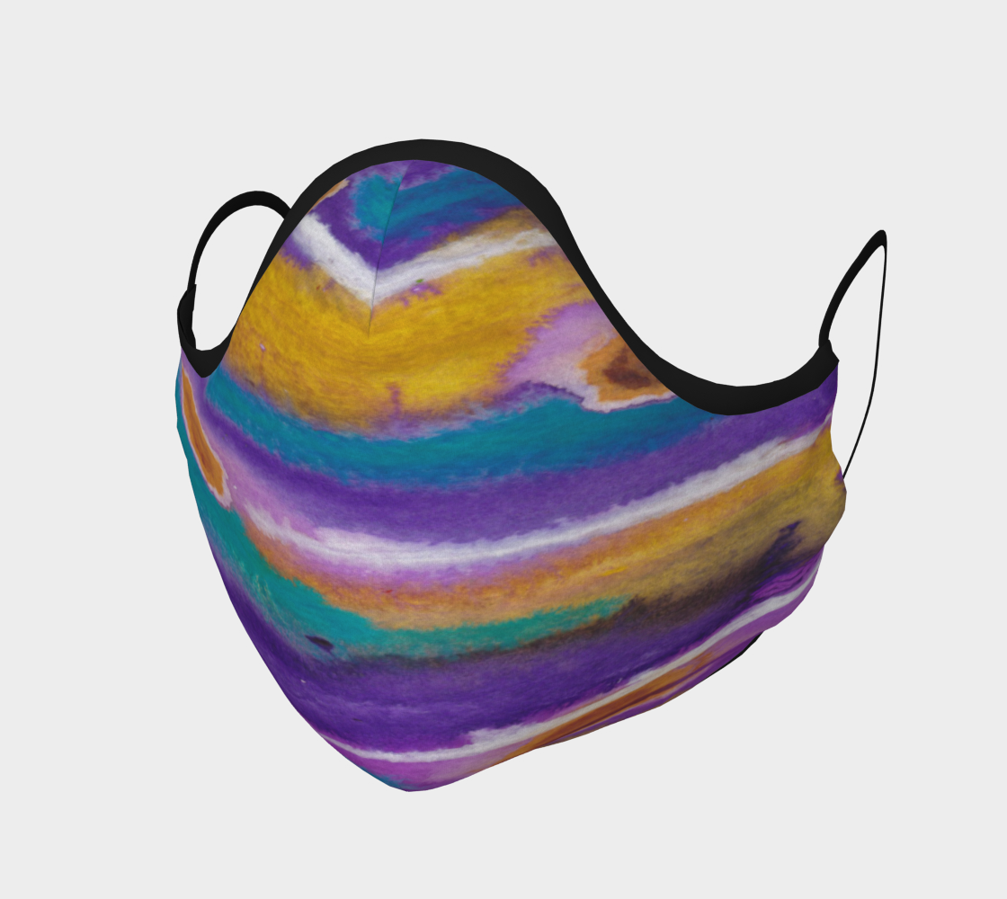 PURPLE TIDES FACE COVERING preview #1