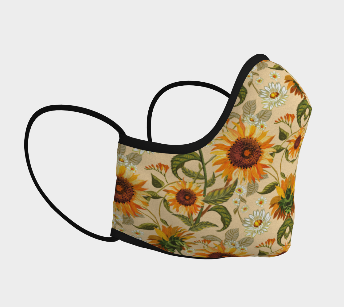 Sunflower Power Face Mask preview #3