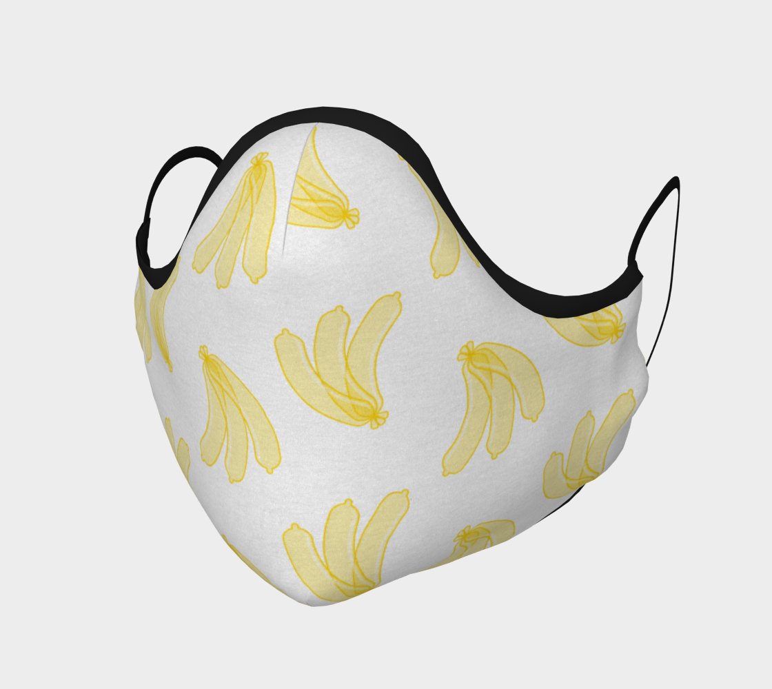 Banana Condoms Face Mask preview #1