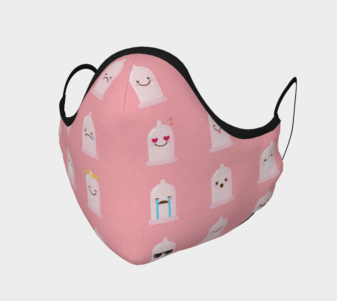 Emoji Condom Face Mask preview #1
