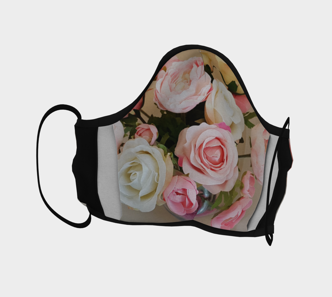Aperçu de masque de protection bouquet de roses #4