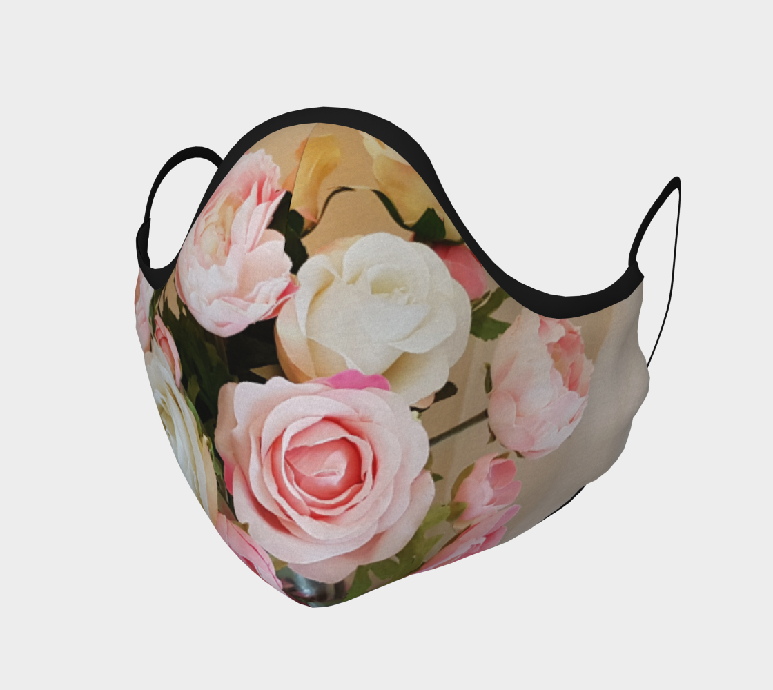 Aperçu de masque de protection bouquet de roses #1